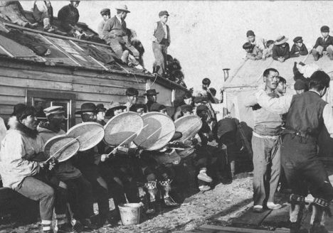 Inuit dance near Nome