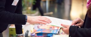 Exhibitor sharing information