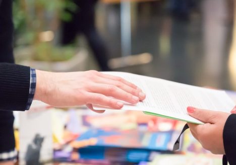 Exhibitor sharing information
