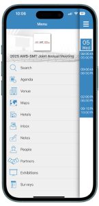 2025 Annual Meeting Conf4Me Phone image of app on phone